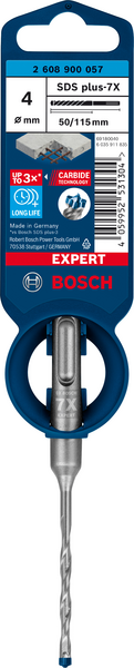 Poravasaranterä Bosch Expert SDS plus-7X 4x50x115mm