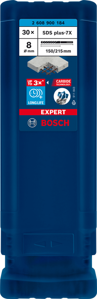 Poravasaranterä Bosch Expert SDS plus-7X 8x150x215mm 30kpl