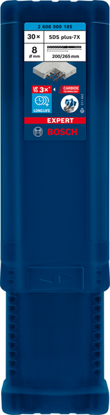 Poravasaranterä Bosch Expert SDS plus-7X 8x200x265mm 30kpl