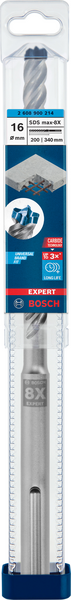 Poravasaranterä Bosch EXPERT SDS max-8X, 16 x 200 x 340 mm