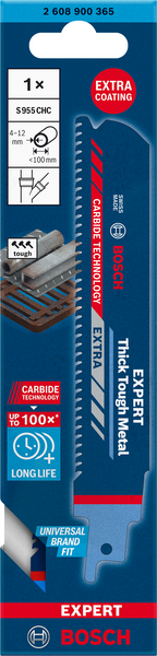 Puukkosahanterä Bosch EXPERT 'Thick Tough Metal' S 955 CHC, 1 kpl