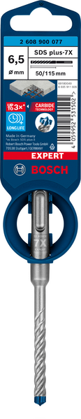 Poravasaranterä Bosch Expert SDS plus-7X 6,5x50x115mm