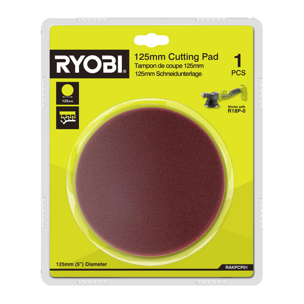 Kiillotuskoneen laikka Ryobi RAKPCP01 125mm tarrakiinnitys leikkaava