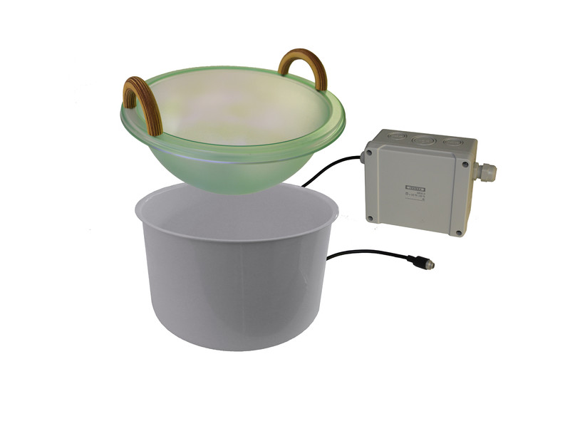 Saunavalaisin Cariitti IP67 led-valaistu kiulu kahvoilla