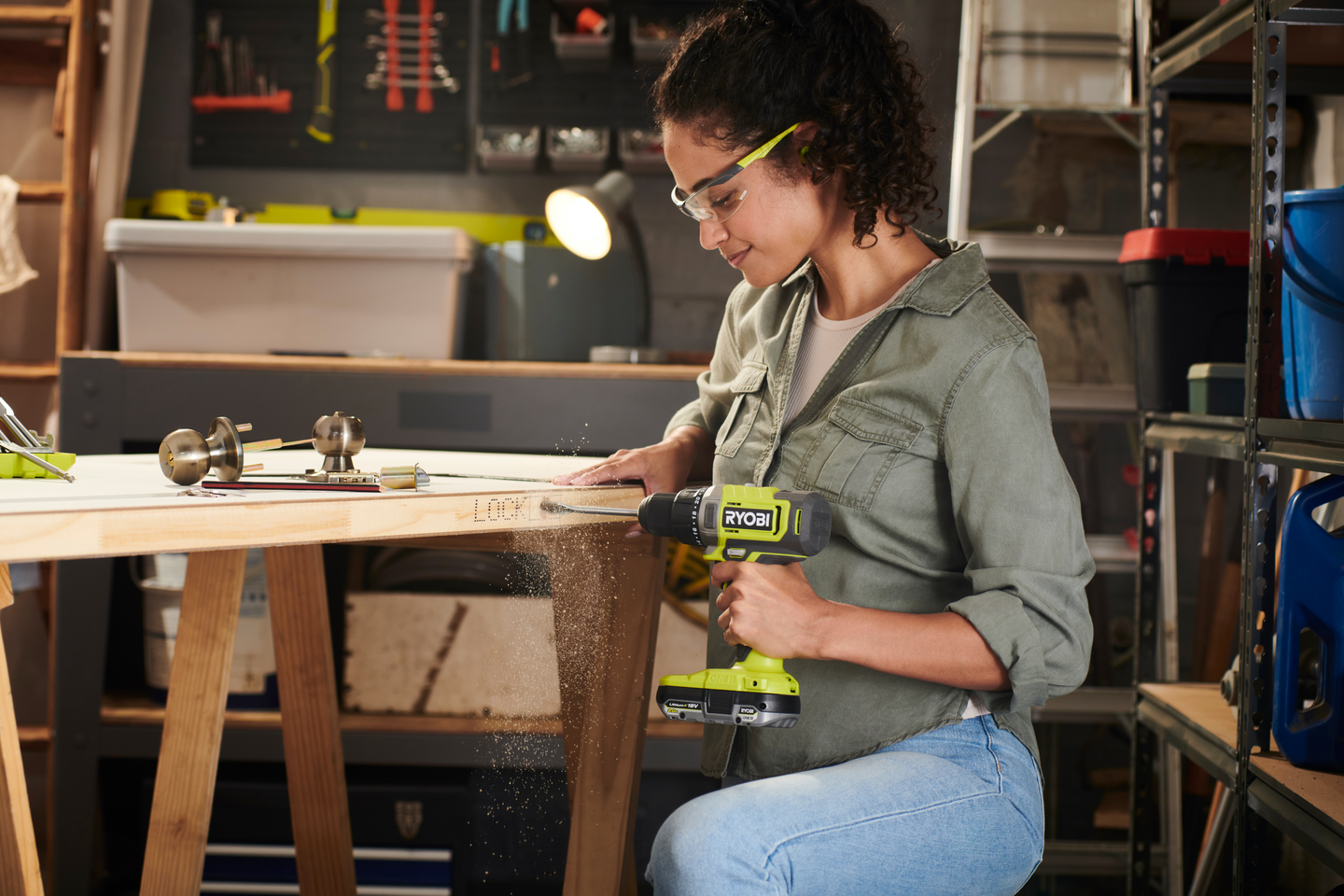 Akkuporakone Ryobi RDD18-2C42S 18V ONE+ 2,0+4,0Ah