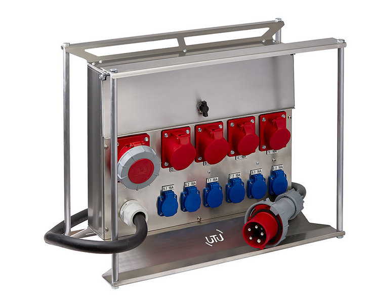 Työmaakeskus UTU Mopsi 63.1226 63A IP44 alumiini