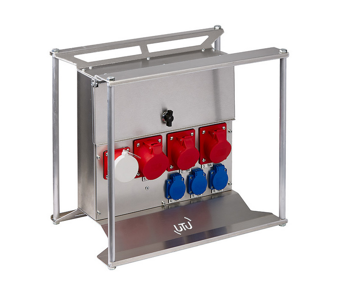 Työmaakeskus UTU Mopsi 32.0123 32A IP44 alumiini