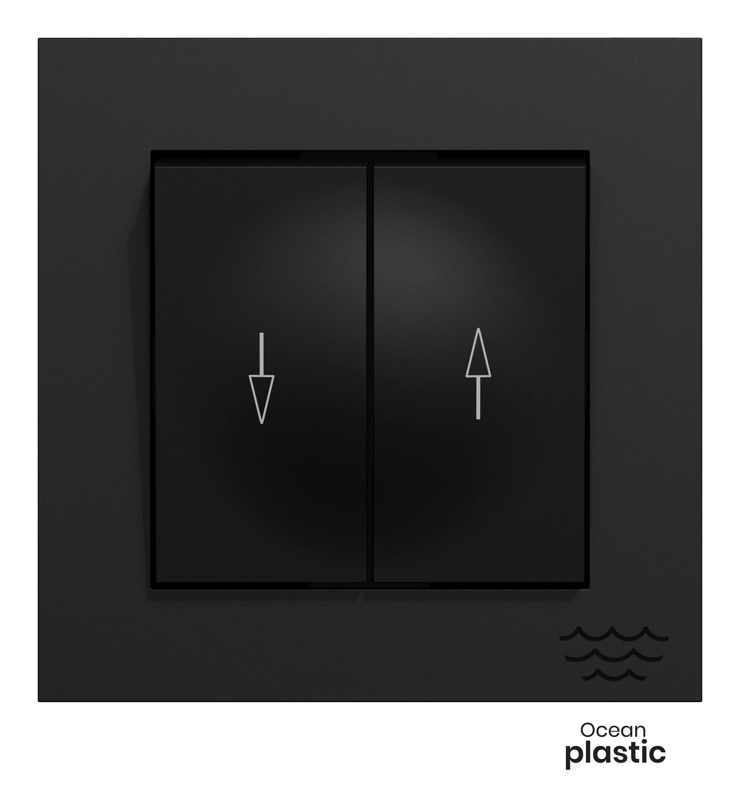 Verhokytkin Elko Plus 16A/IP21 uppoasennus Ocean Plastic musta