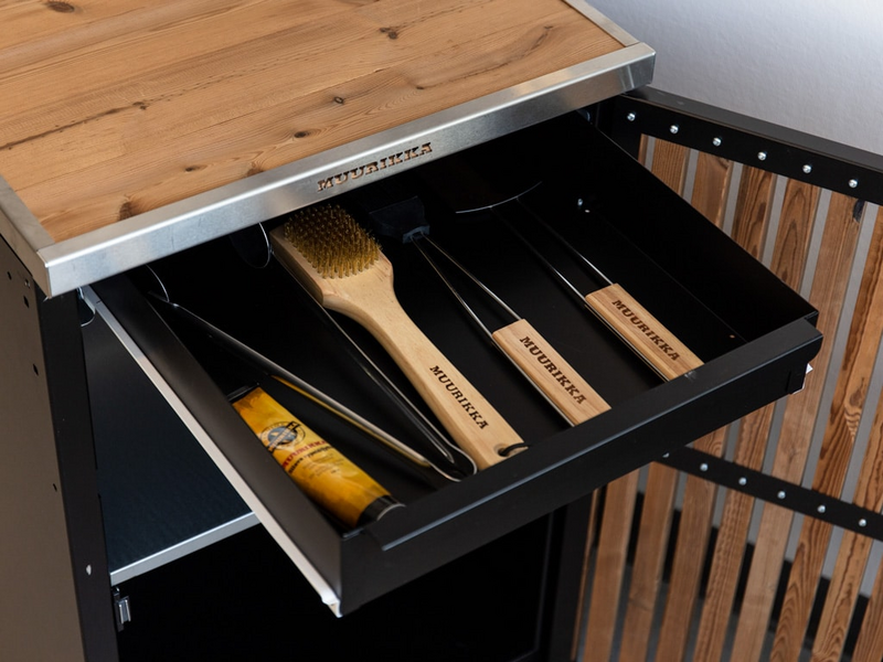 Kesäkeittiön kaappi Muurikka Premium rima