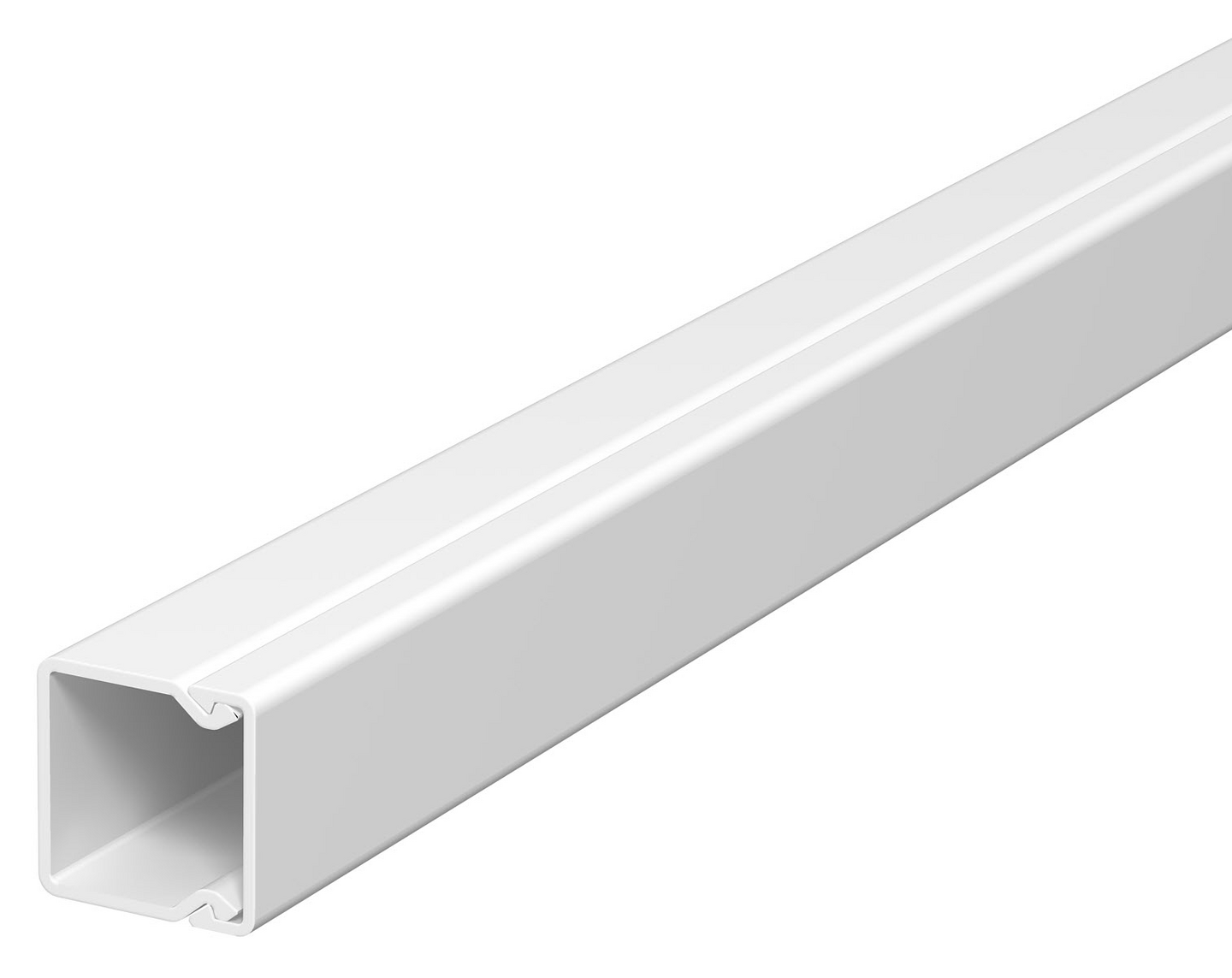 Asennuskanava OBO Bettermann WDK 20x20x2000 tarra valkoinen