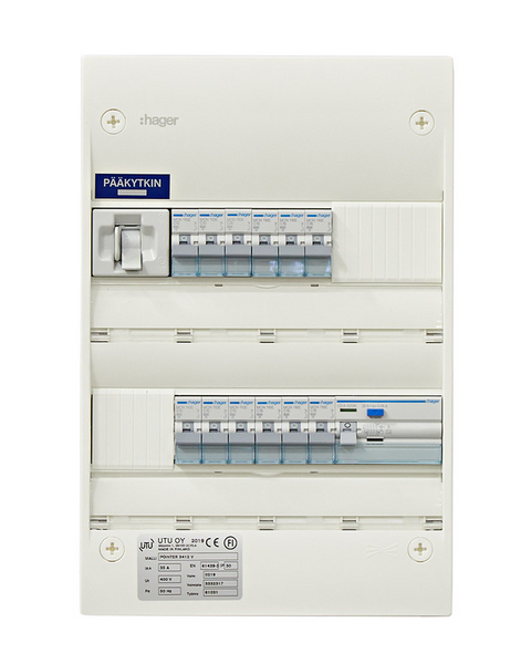 Ryhmäkeskus UTU Pointer pinta 3412 V 35A IP30 polystyreeni