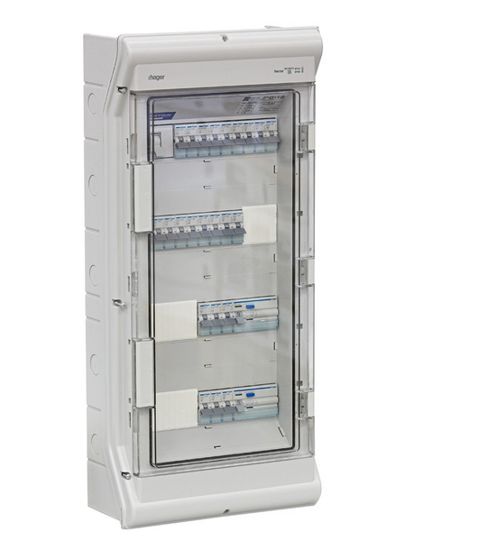 Ryhmäkeskus UTU Basset 3824 V 50A IP44 polystyreeni