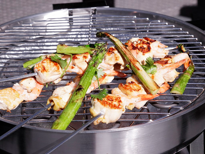 Kesäkeittiö Muurikka sähkö harmaa