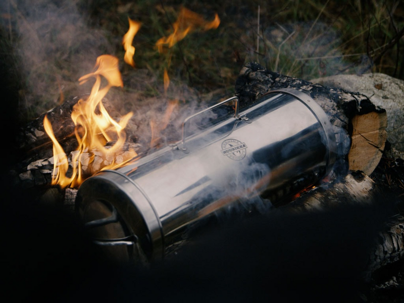 Retkisavustin Muurikka nuotiolle tai kaasugrilliin