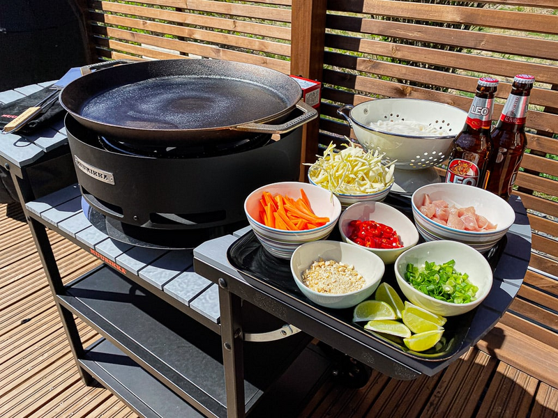 Kesäkeittiö Muurikka kaasu harmaa