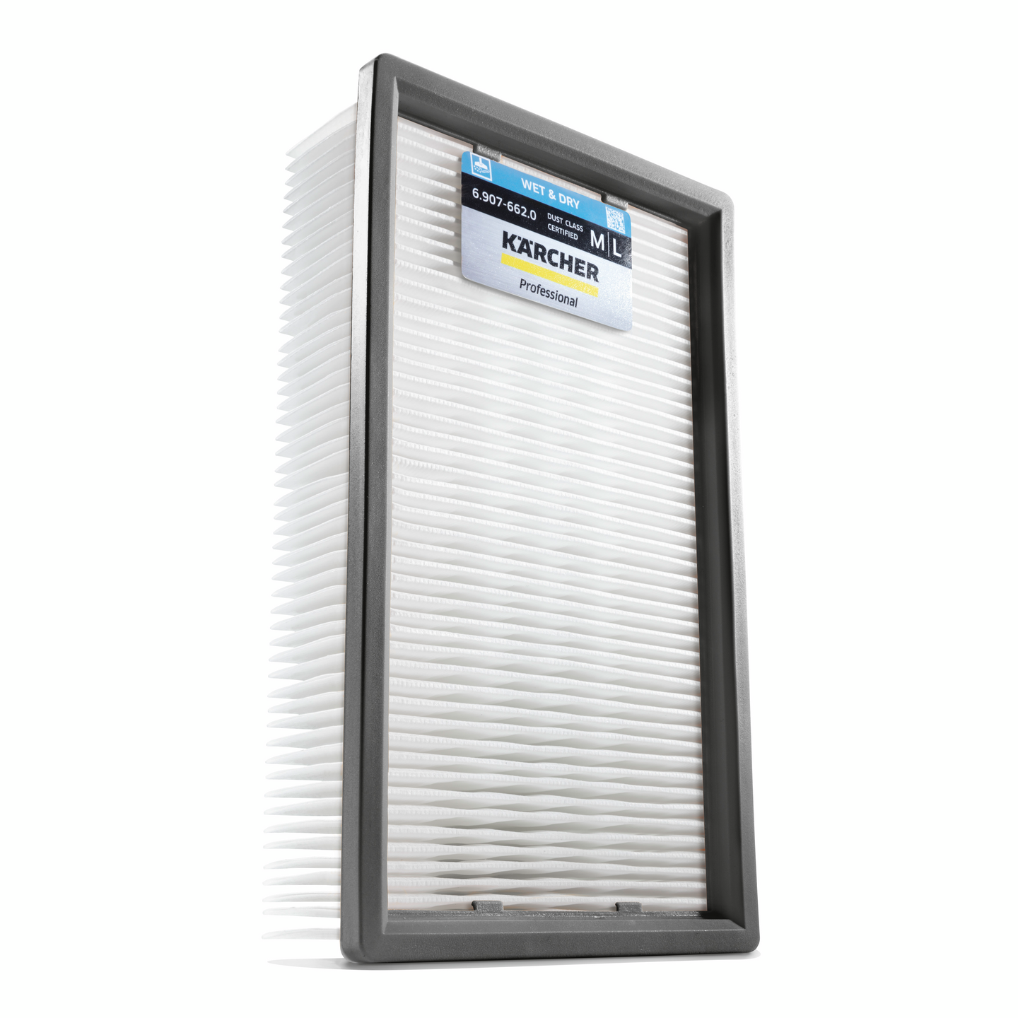 Laakasuodatin Kärcher NT 30/1 40/1 50/1 75/1 märkä-kuivaimureihin PES-kuitu