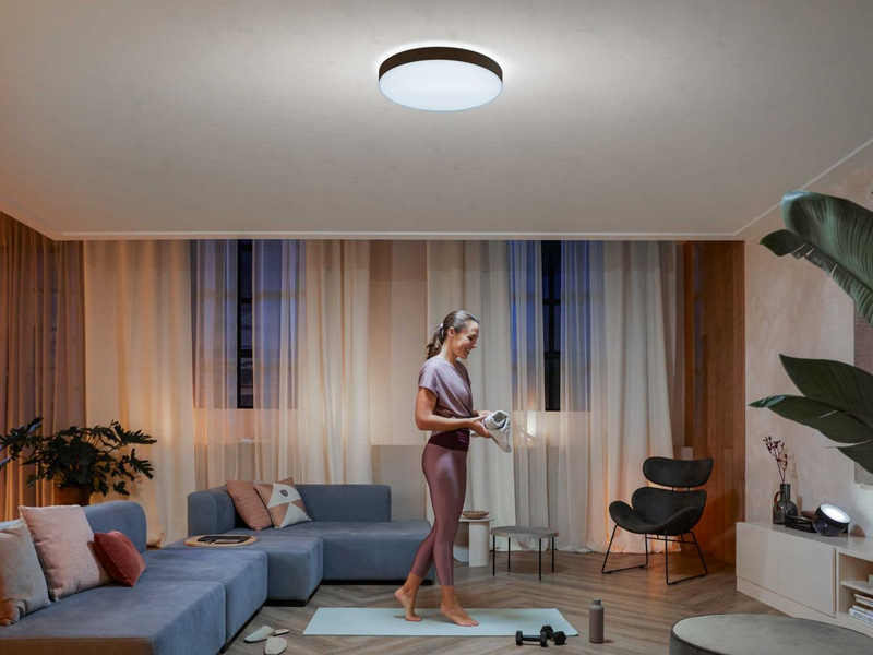 Kattovalaisin Philips Hue Enrave XL musta