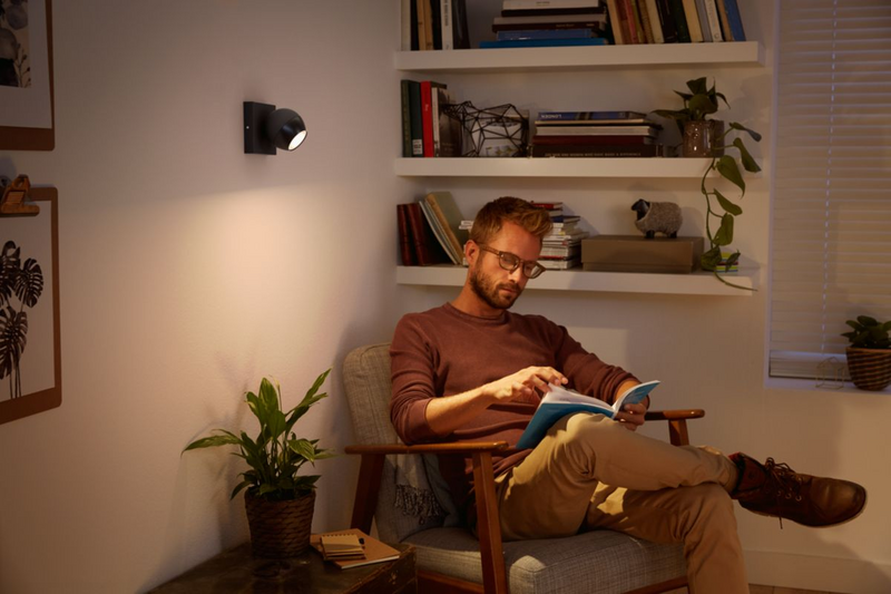 Kohdevalaisin Philips Hue Buckram musta 5W 230V