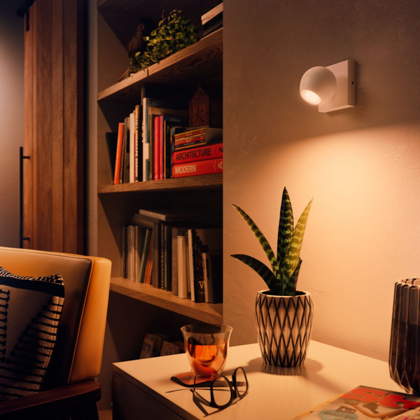 Kohdevalaisin Philips Hue Buckram valkoinen 5W