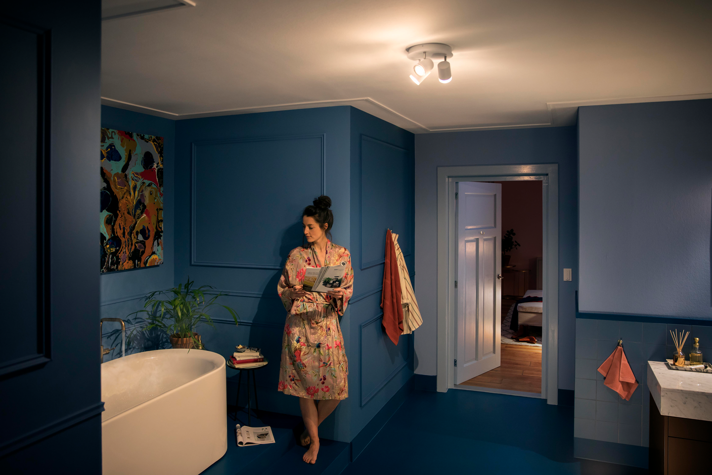 Kohdevalaisin Philips Hue Adore valkoinen 3x5W 230V