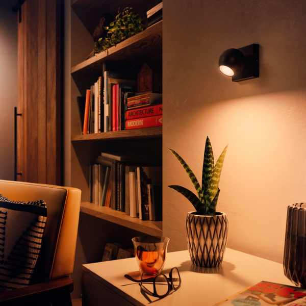 Kohdevalaisin Philips Hue Buckram musta 5W 230V