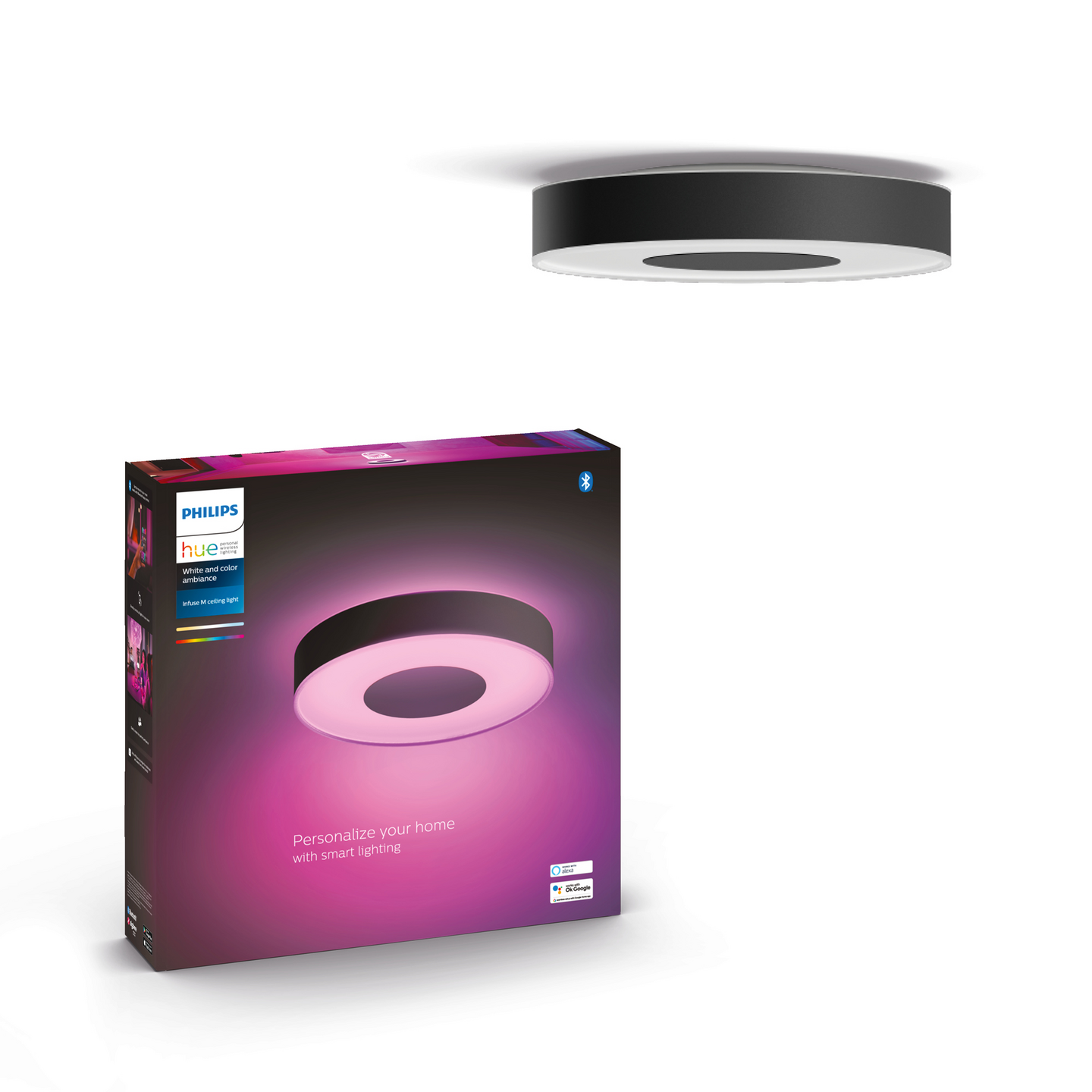 Kattovalaisin Philips Hue Infuse M musta