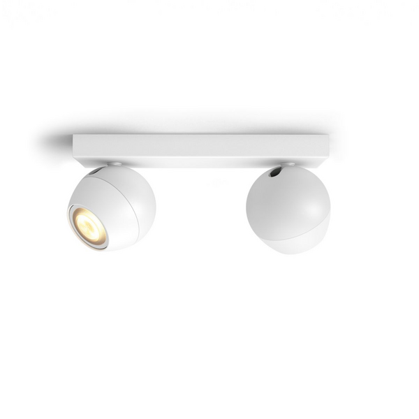 Kohdevalaisin Philips Hue Buckram valkoinen 2x5W 230V