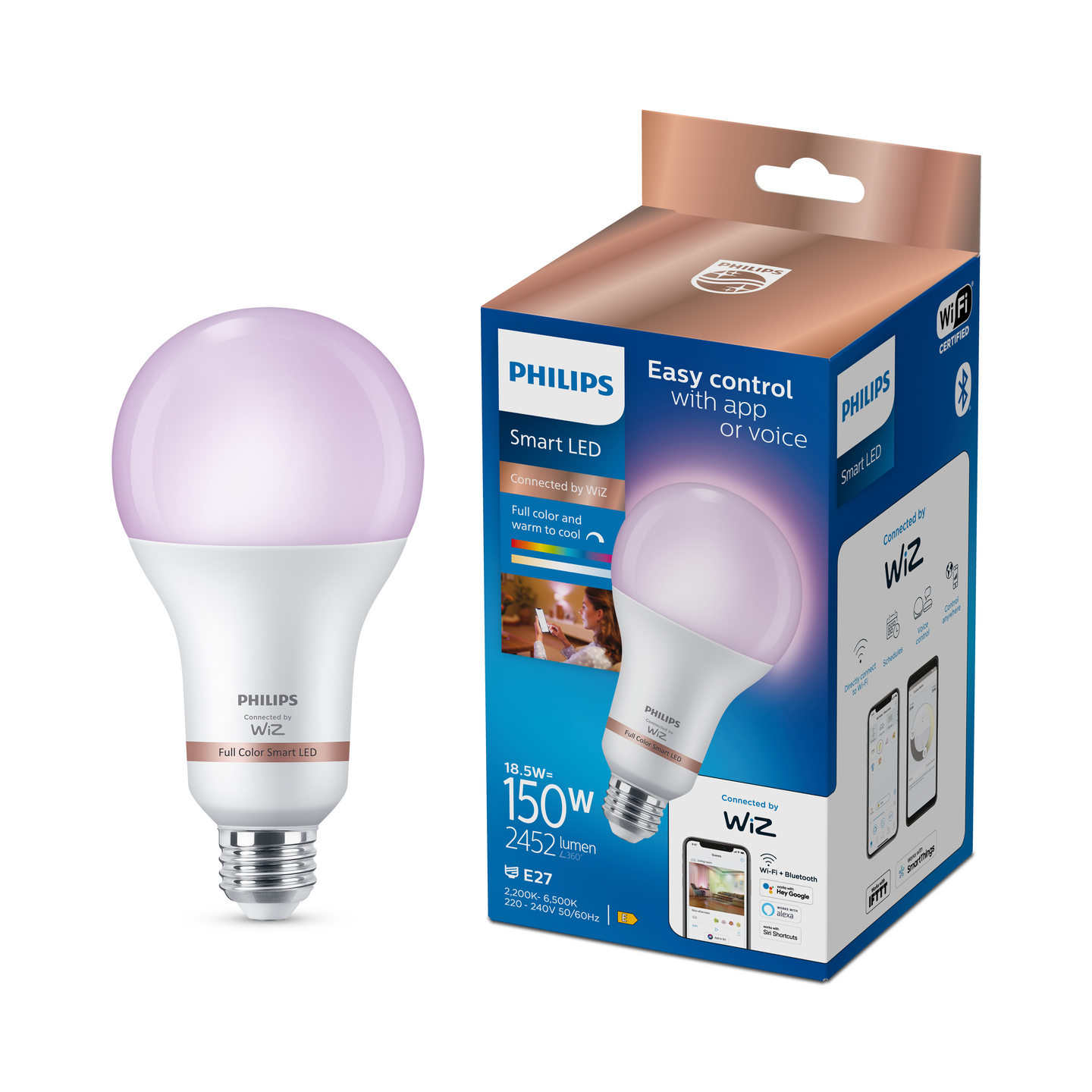 Lamppu Philips Smart led A80 E27