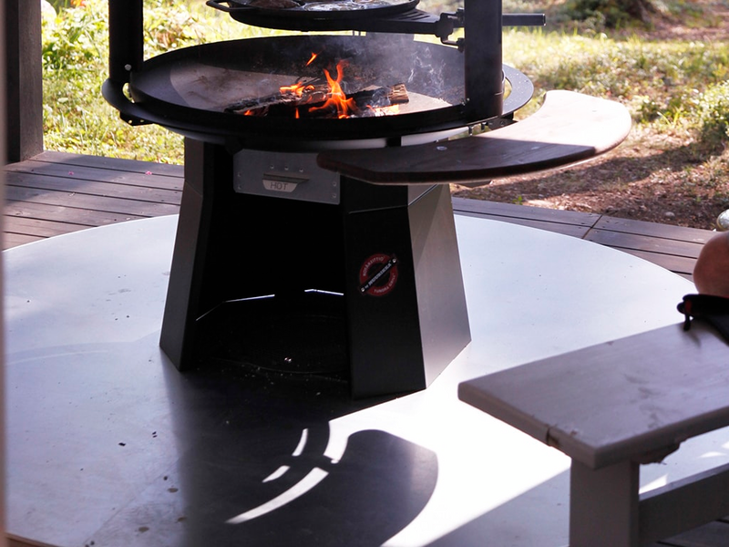 Lattiapelti kotakeittiöön 100/BBQ/Apetivo halk 2m sinkitty