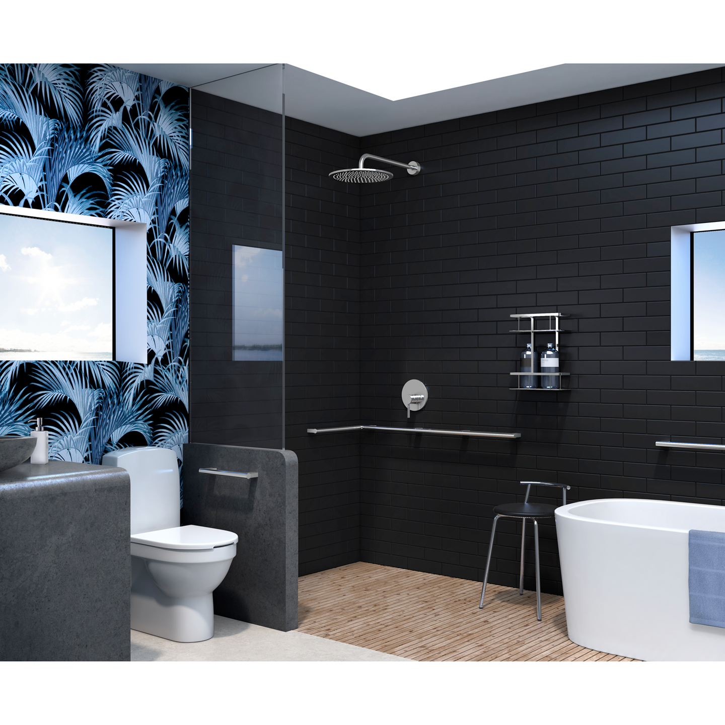 Asennuspiste Smedbo Living FK835 400mm kiiltävä