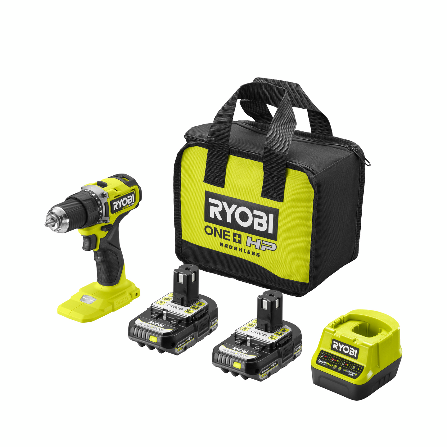 Akkuporakone Ryobi RDD18C-220S 18V ONE+ HP Compact 2x2,0Ah
