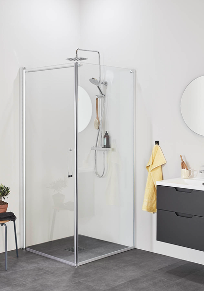 DUSCHHÖRN NORO FROST CONCEPT VÄGG, 900 KLAR DÖRR 700 KLAR