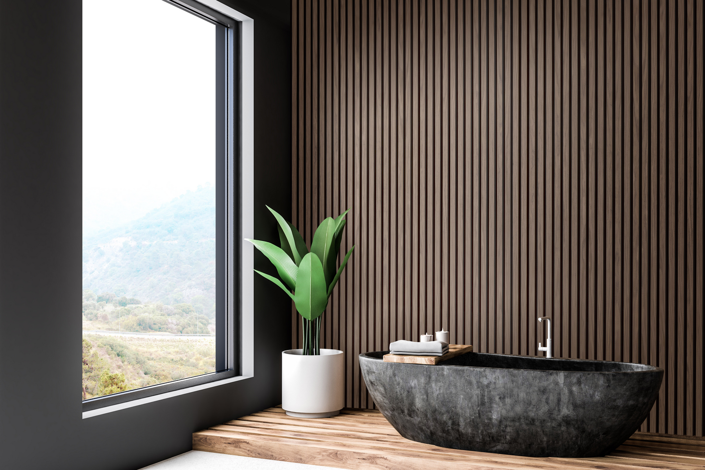 QUAIL SMARTWALL BY NQD AKUSTIKPANEL SMARTWALL 2420X600X21MM