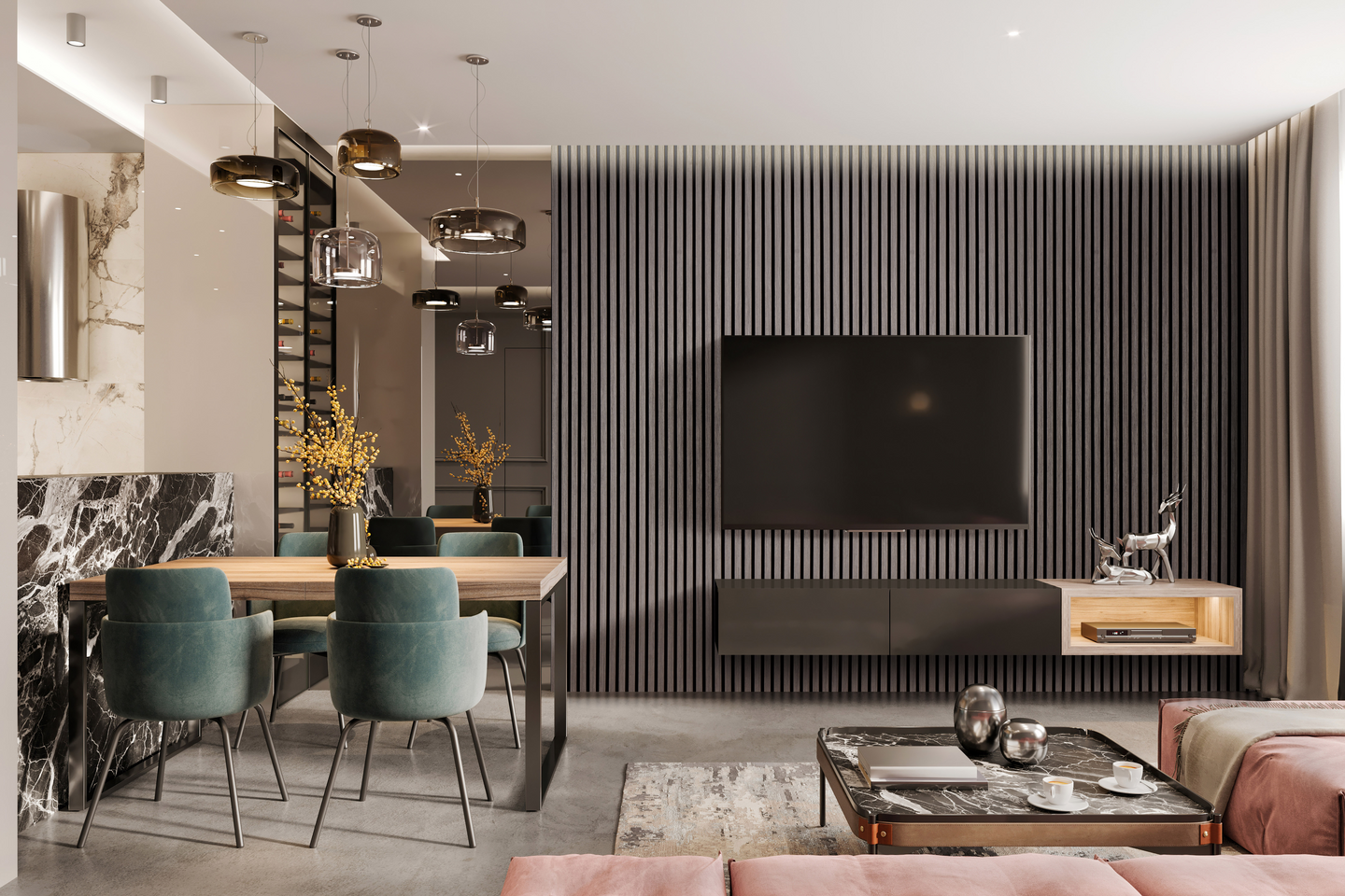 OWL smartwall by nqd AKUSTIKPANEL SMARTWALL 2420X600X21MM