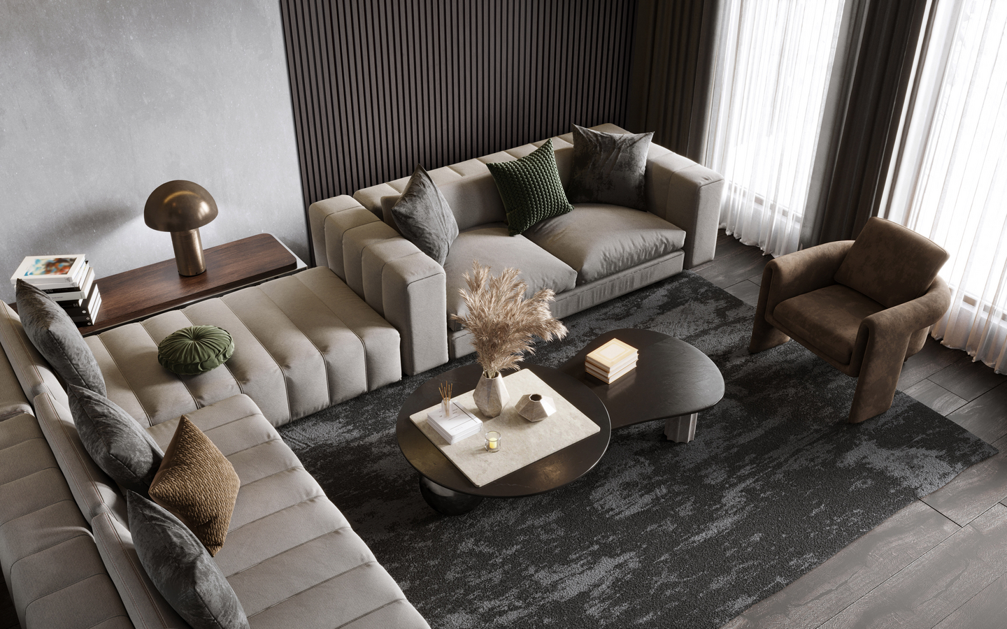 MERLIN AKUSTIKPANEL SMARTWALL 2420X600X21MM