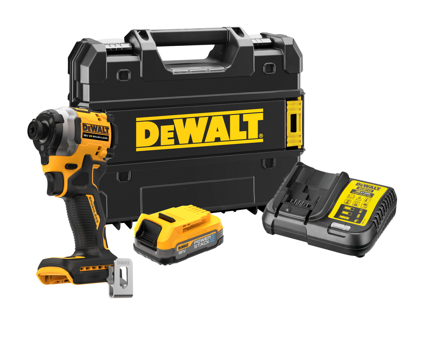 MUTTERDRAGARE DEWALT DCF850E1T-QW XR, TSTAK 1XPOWERSTACK 18V