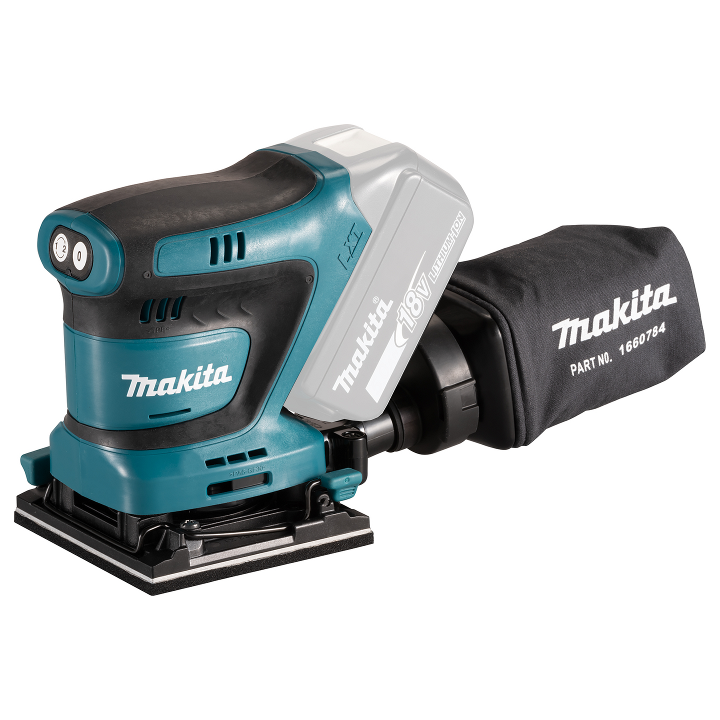 Akkutasohiomakone Makita DBO480Z 18V LXT runko