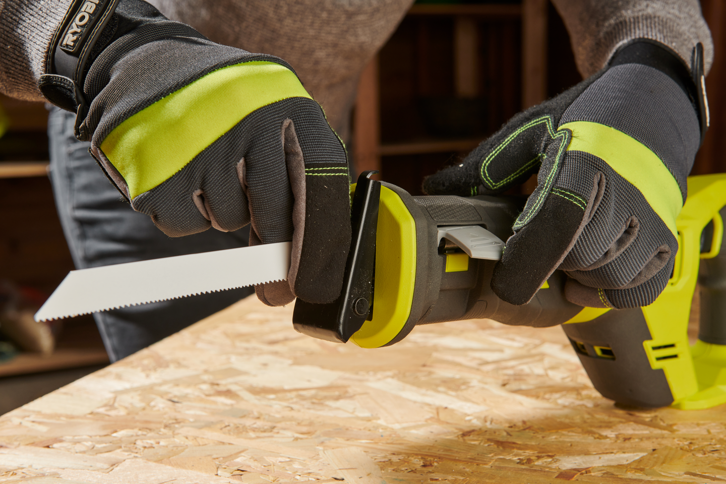 Akkupuukkosaha Ryobi RRS18-0 18V ONE+ runko