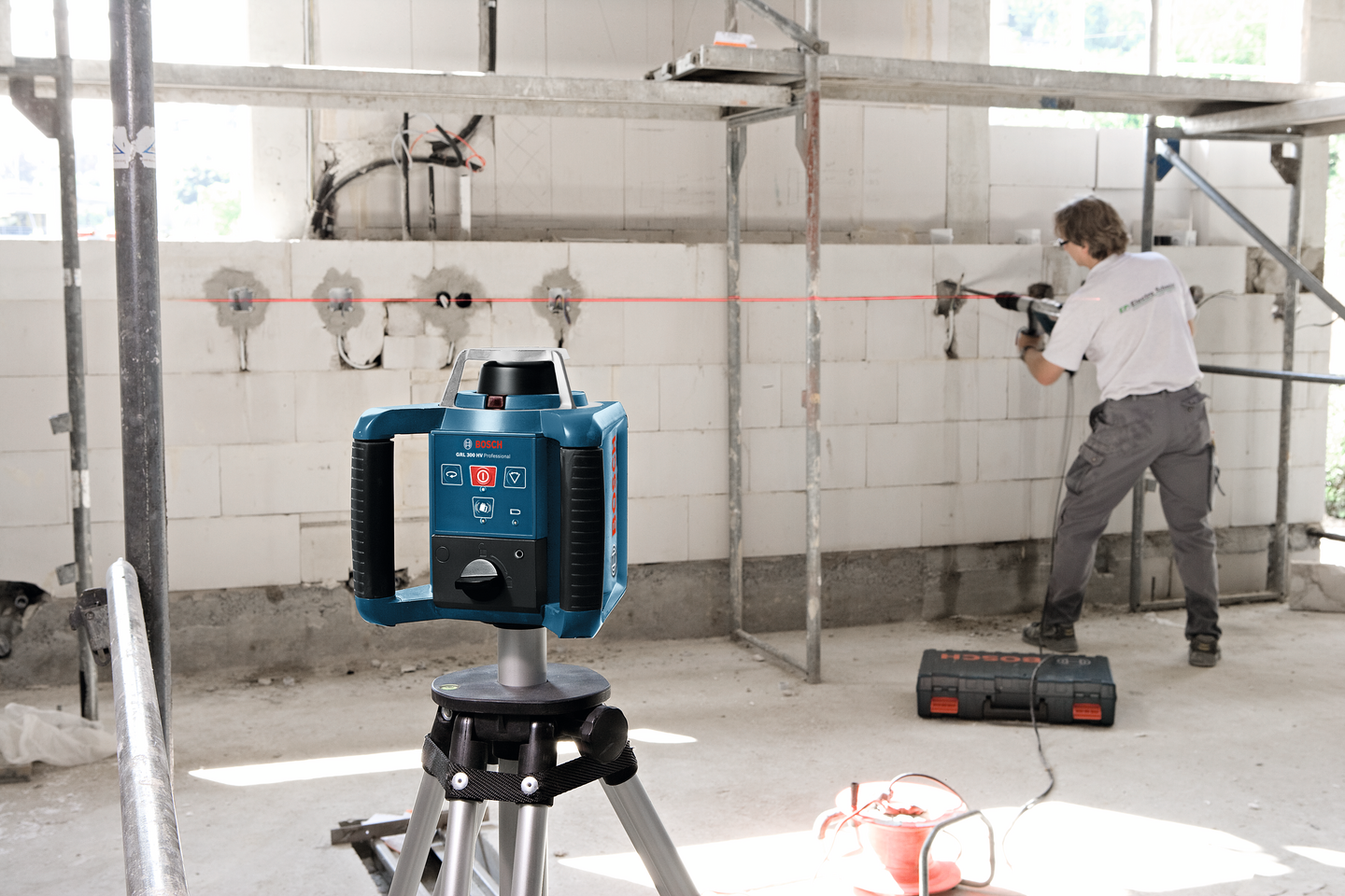 Pyörivä laser Bosch GLR 300 HV Set