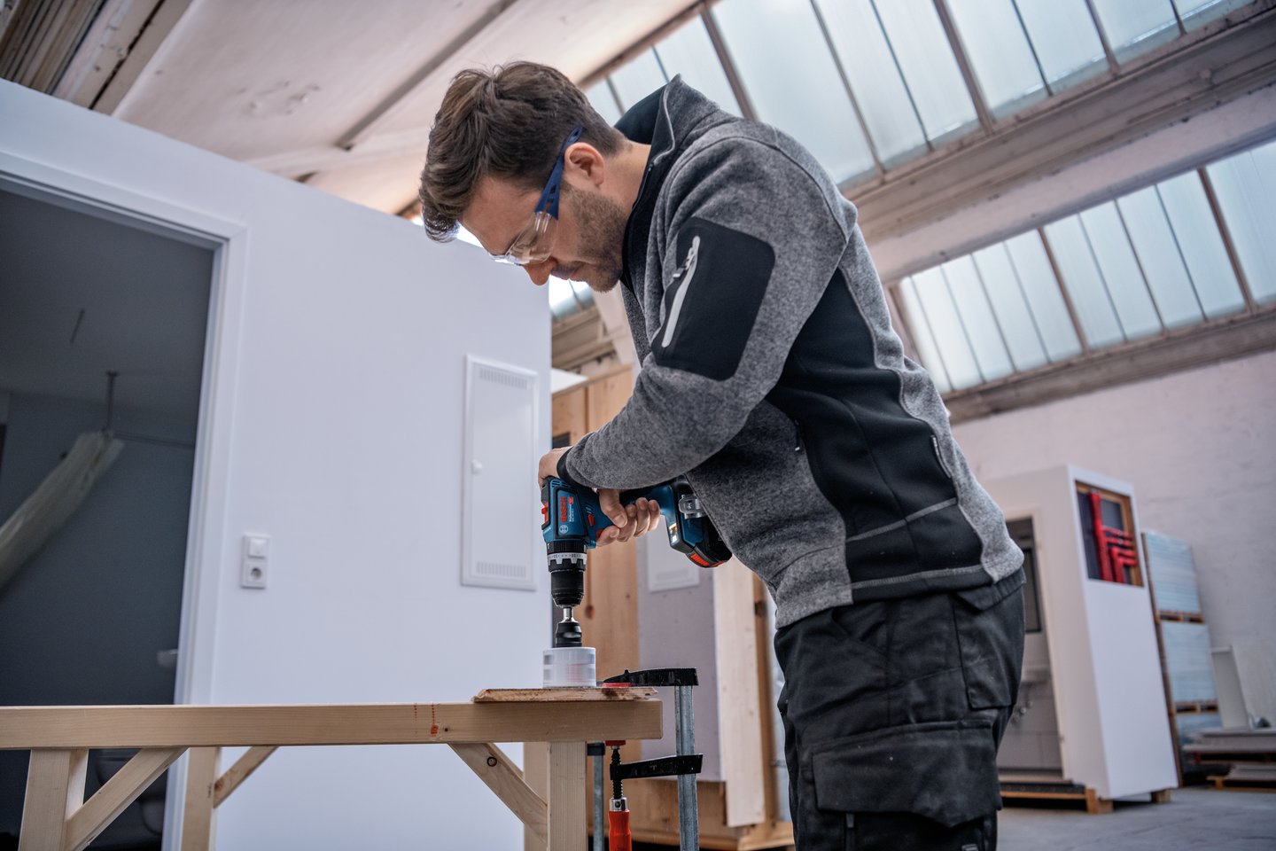 Akkuiskuporakone Bosch GSB 18V-90 C Solo L-Boxx