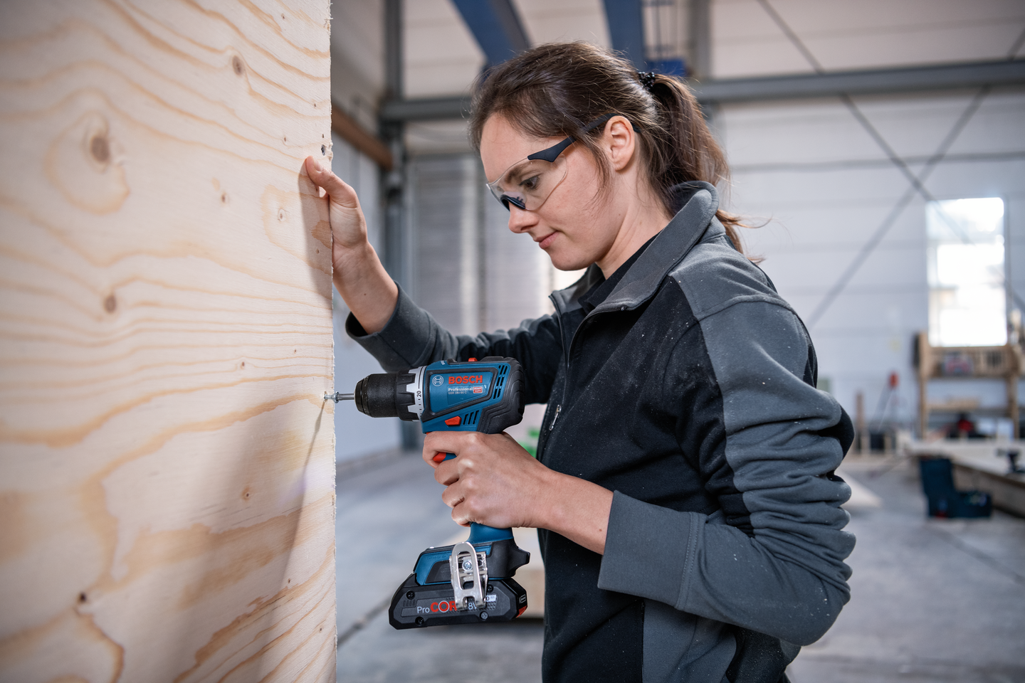 Akkuporakone Bosch GSR 18V-90 C 2x4,0Ah ProCore L-Boxx