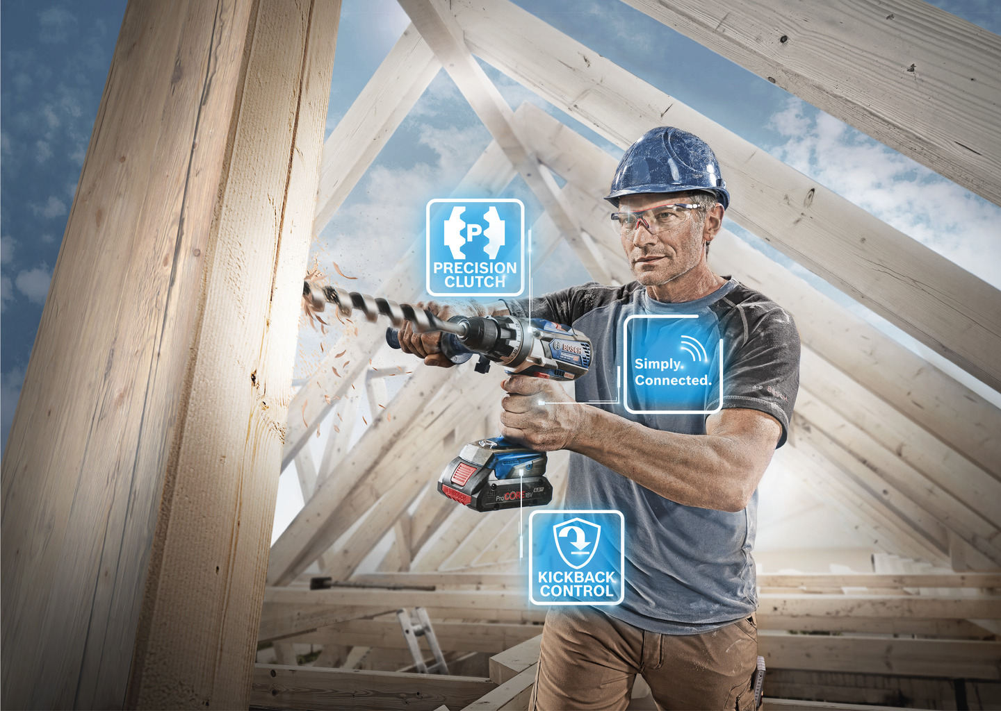 Akkuporakone Bosch GSR 18V-110 C Solo L-Boxx