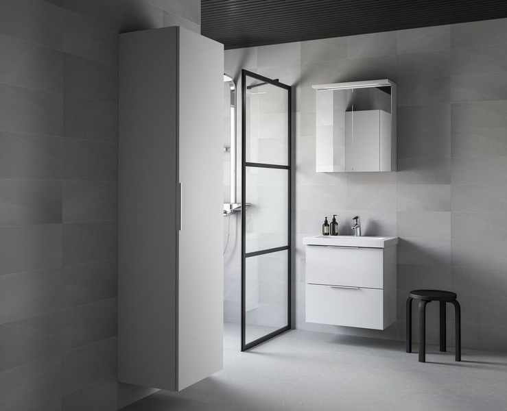 Peilikaappi Temal Highlight 2 ovea pistorasia oikealla