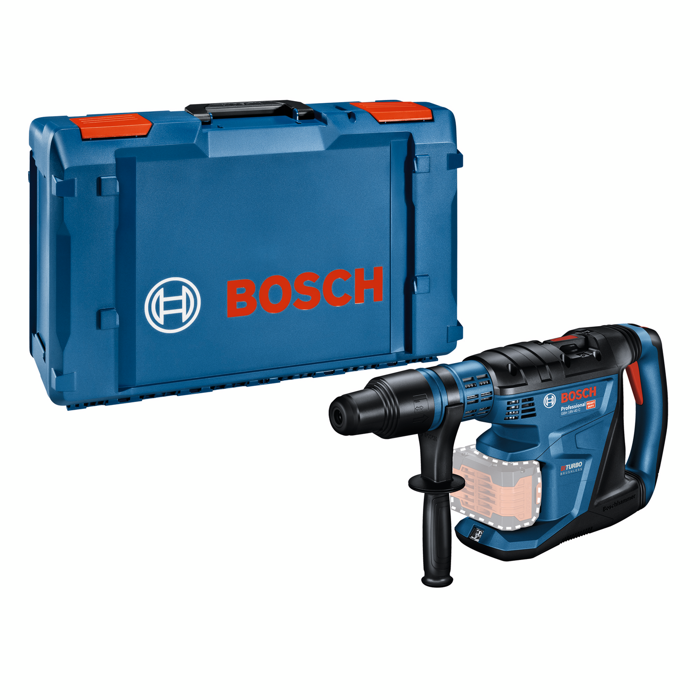 Akkuporavasara Bosch GBH 18V-40 C Solo XL-Boxx