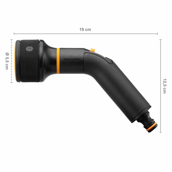 Kastelupistooli Fiskars 3-toimisella suihkulla CF