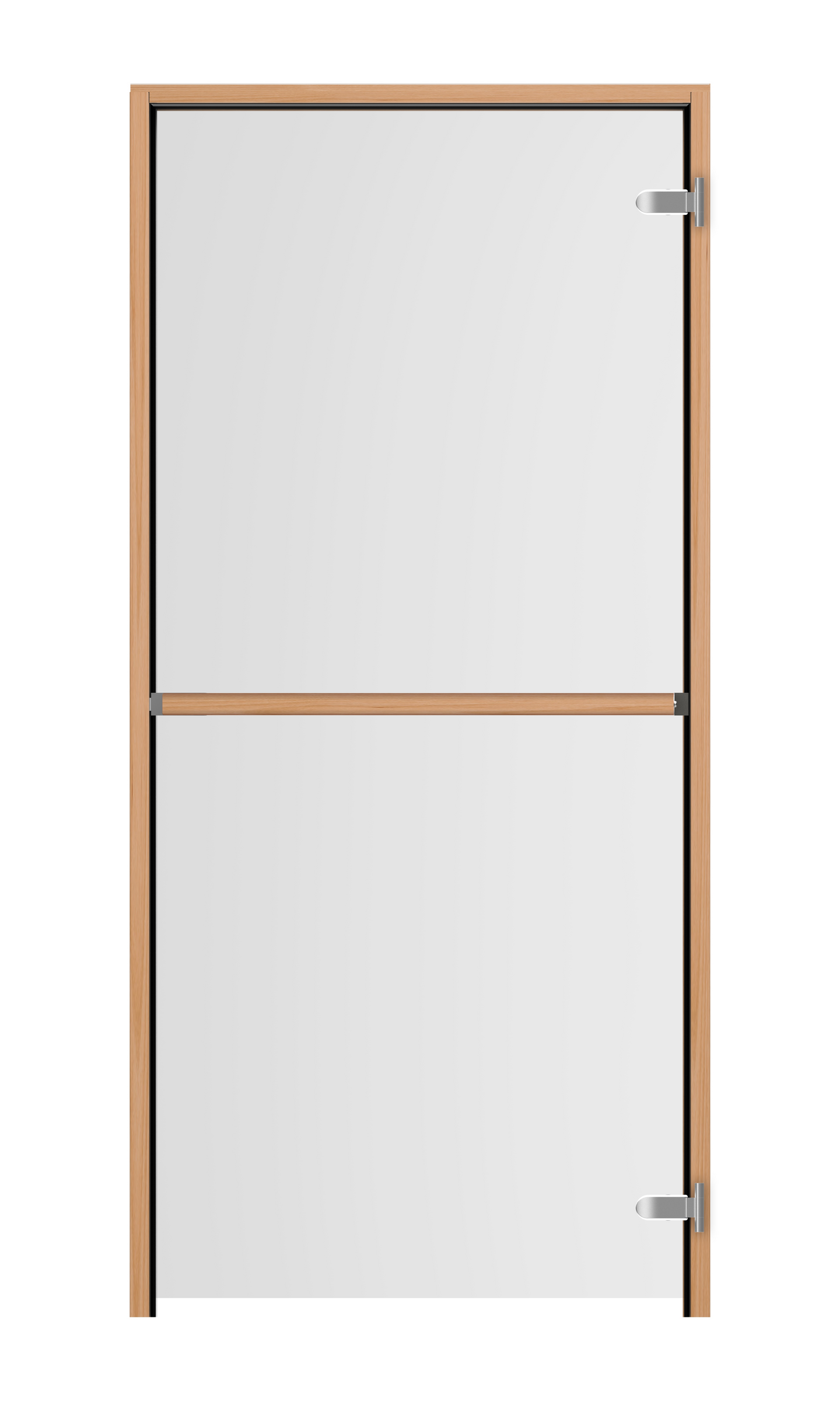 Saunanoven vaakavedin Swedoor 8M puuvalmis leppä