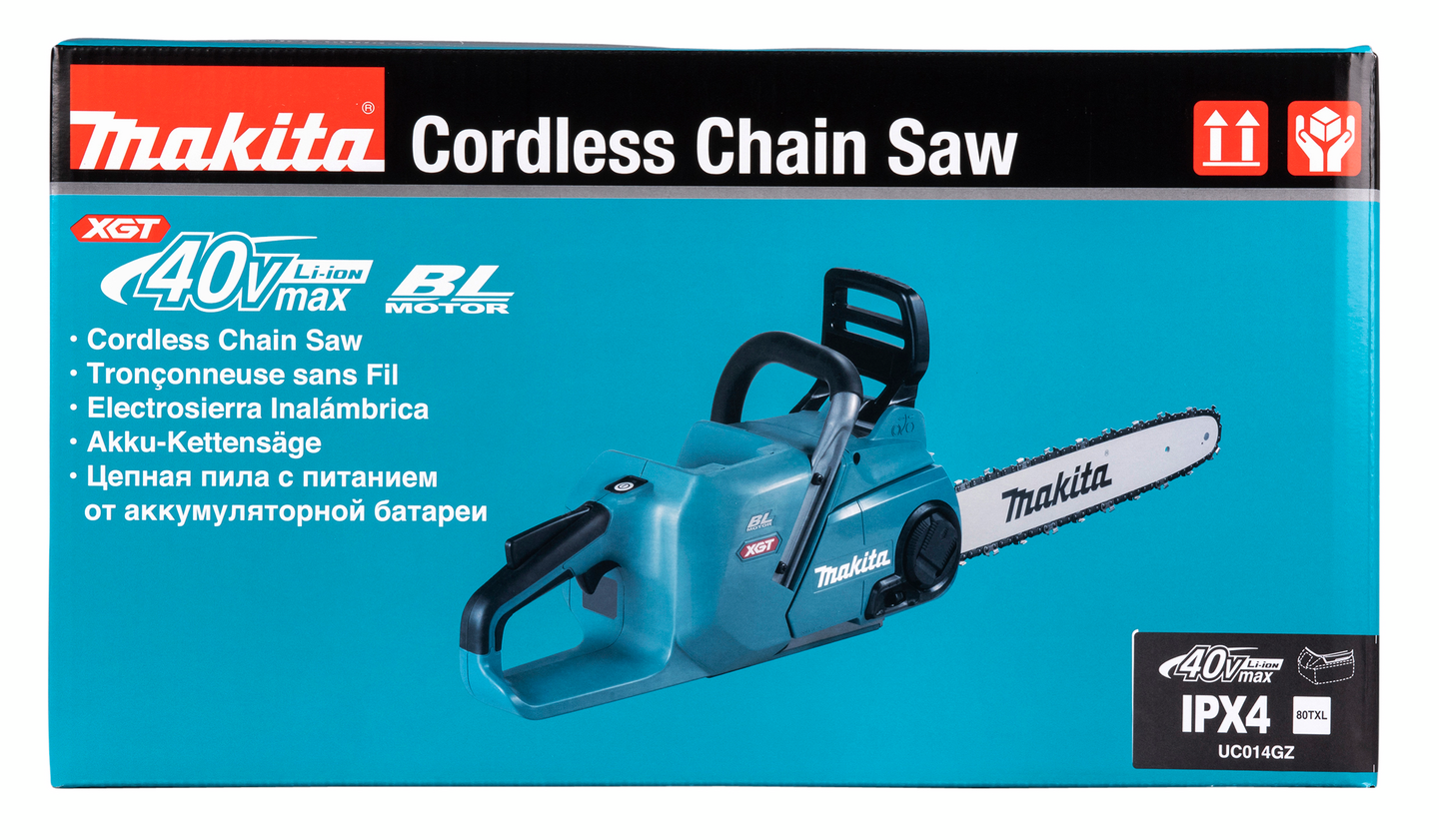 Akkuketjusaha Makita UC014GZ 40V XGT runko