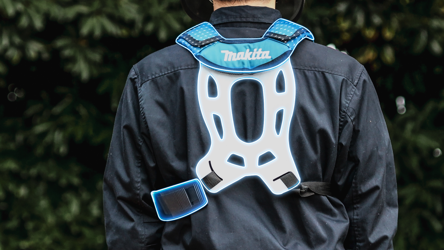 Akkuketjusaha Makita UA004GZ 40V XGT runko