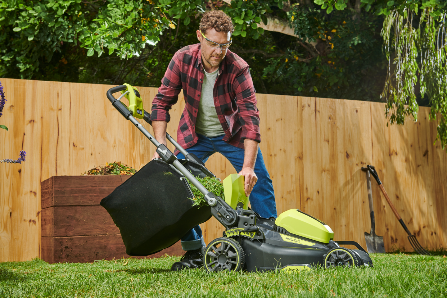 Ruohonleikkuri Ryobi RY36LM40A-0 36V Max Power runko