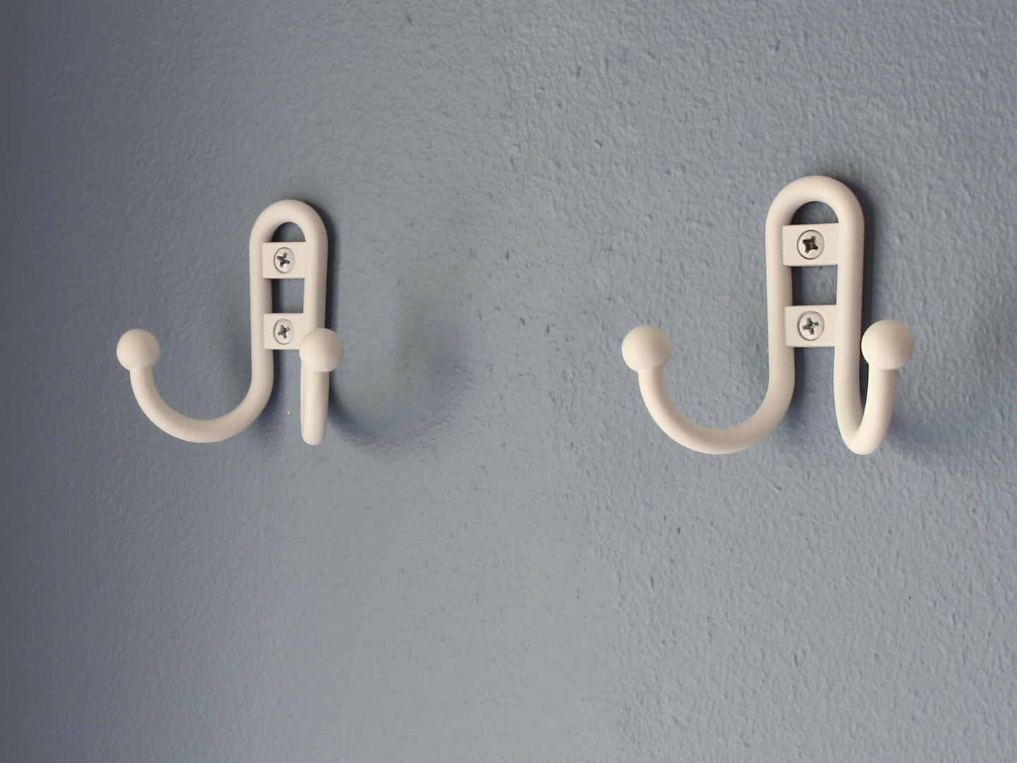 Vaatekoukku Cello Arona 70mm valkoinen